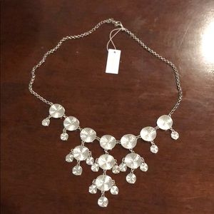 Bancroft silver disk necklace